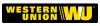 Western Union logo: Bold yellow and black design symbolizing trust and efficient financial services.