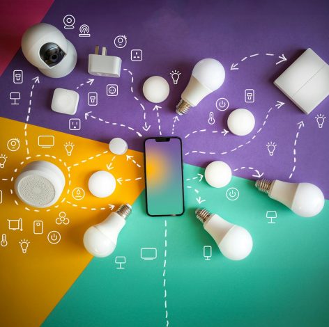 Explore vibrant smart home technology, connecting devices for seamless control and convenience.